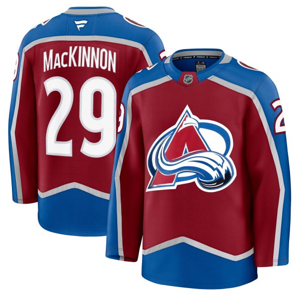 men8217s fanatics nathan mackinnon burgundy colorado avalanche home premium jersey – San Jose Sharks Jerseys and Headwear Collection