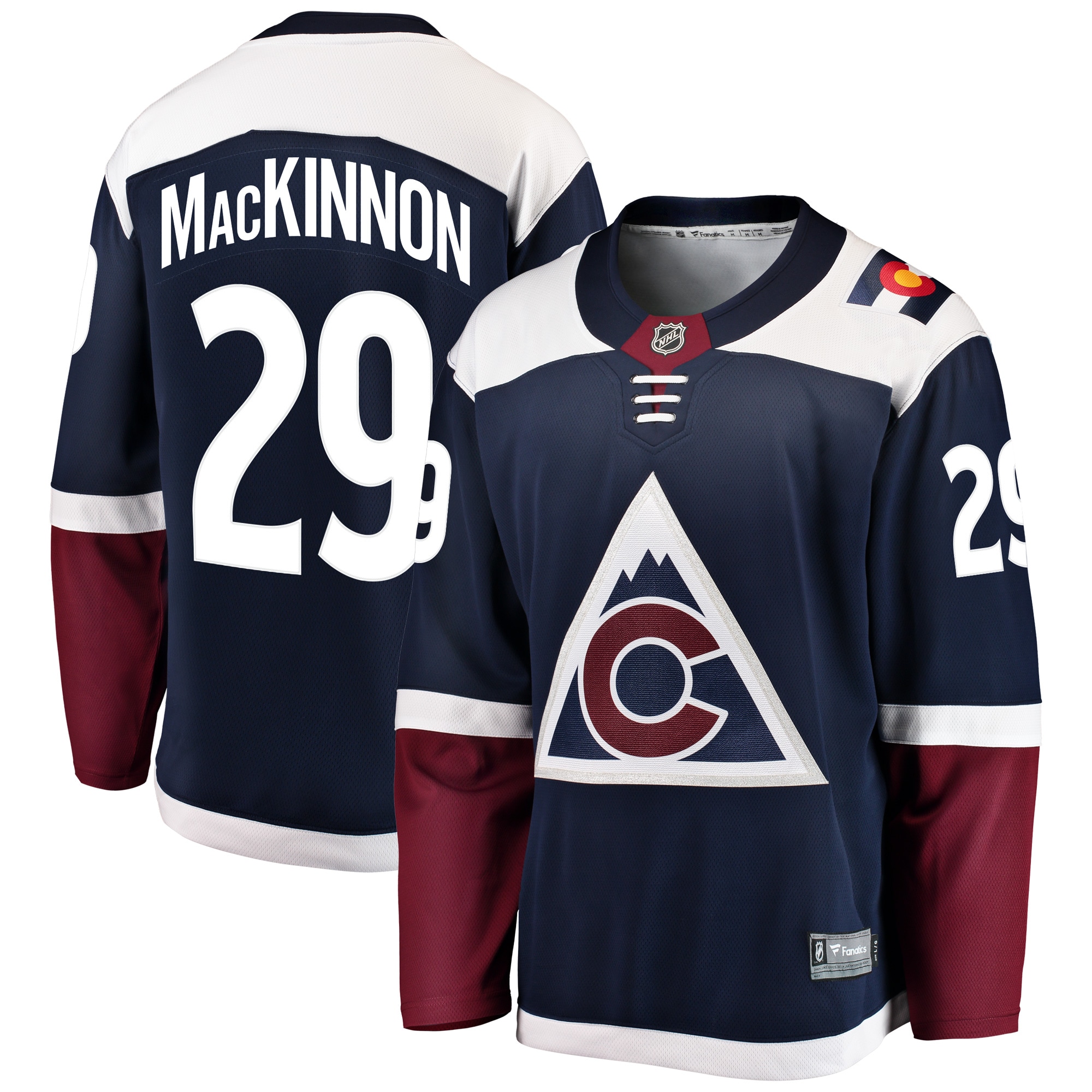 men8217s fanatics nathan mackinnon navy colorado avalanche alternate breakaway player jersey – San Jose Sharks Jerseys and Headwear Collection