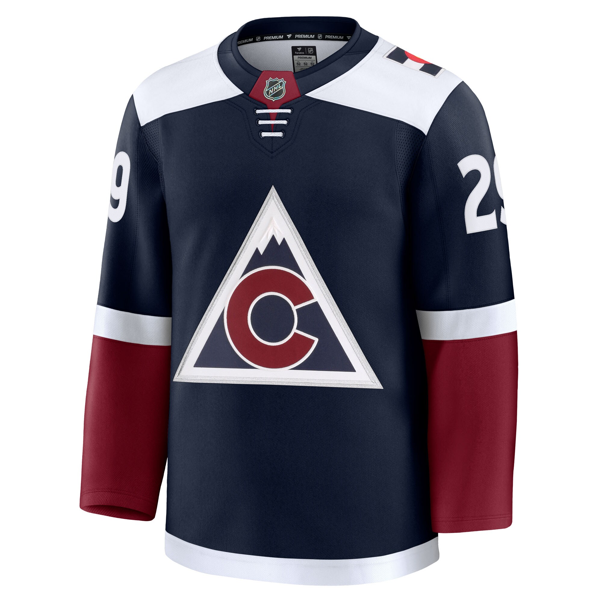men8217s fanatics nathan mackinnon navy colorado avalanche alternate premium jersey – San Jose Sharks Jerseys and Headwear Collection