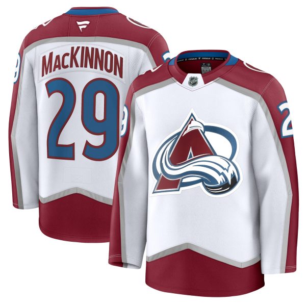 men8217s fanatics nathan mackinnon white colorado avalanche away premium jersey – San Jose Sharks Jerseys and Headwear Collection