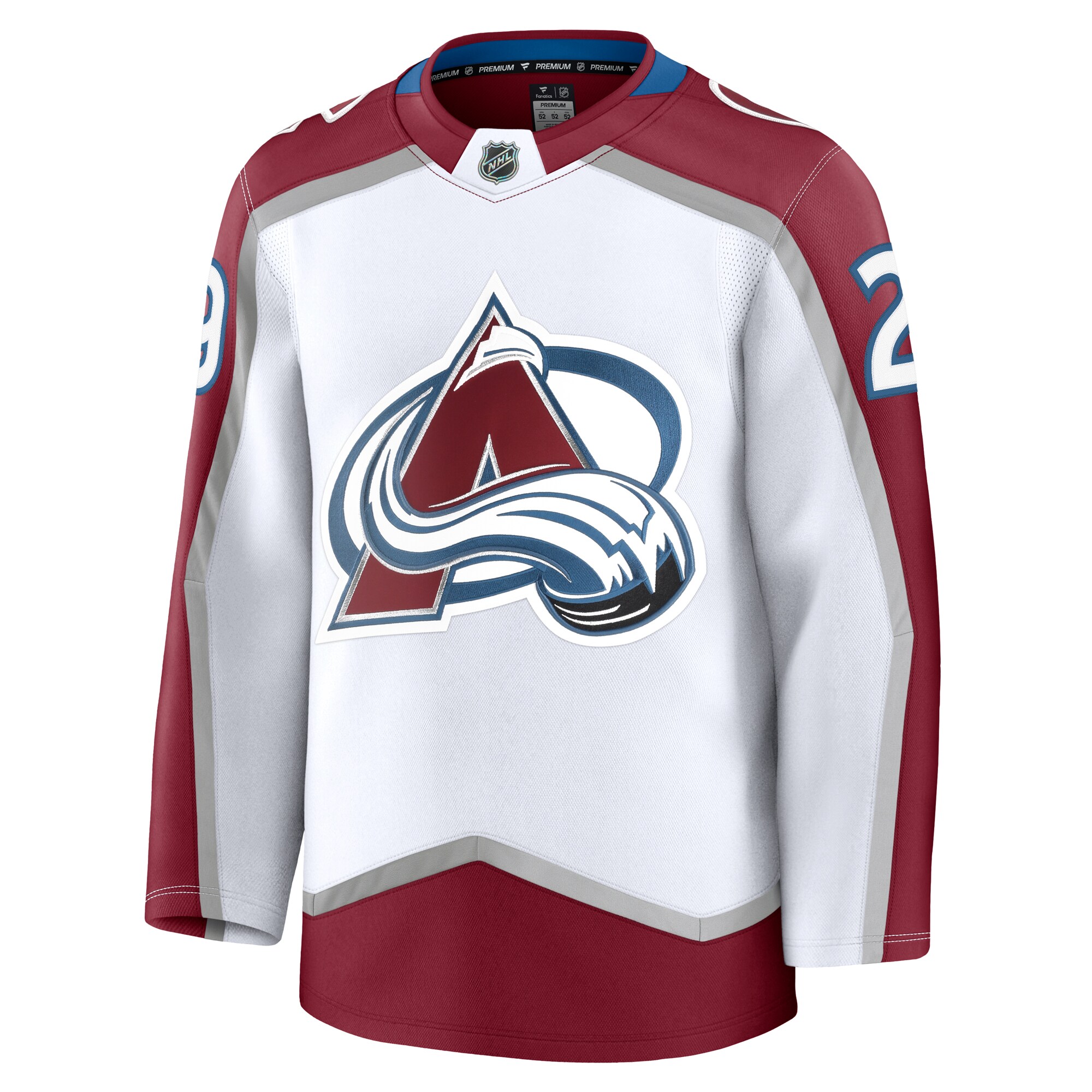 men8217s fanatics nathan mackinnon white colorado avalanche away premium jersey – San Jose Sharks Jerseys and Headwear Collection