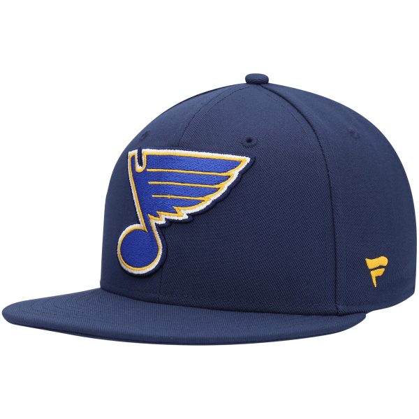 men8217s fanatics navy st. louis blues core primary logo fitted hat – San Jose Sharks Jerseys and Headwear Collection