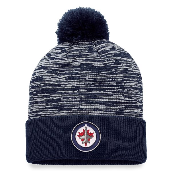 men8217s fanatics navy winnipeg jets defender cuffed knit hat with pom – San Jose Sharks Jerseys and Headwear Collection
