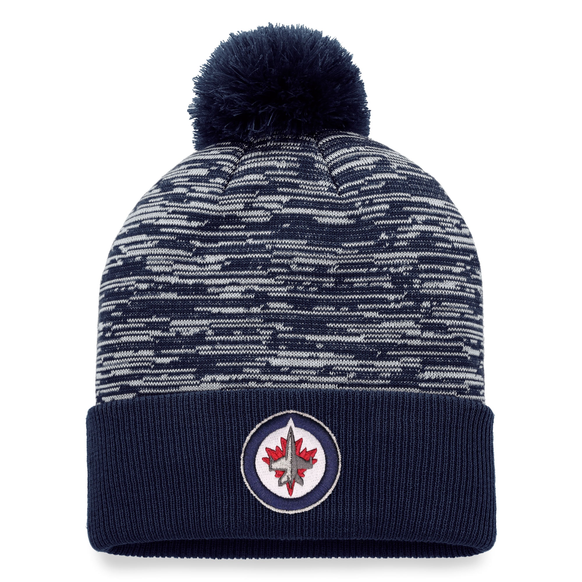 men8217s fanatics navy winnipeg jets defender cuffed knit hat with pom – San Jose Sharks Jerseys and Headwear Collection