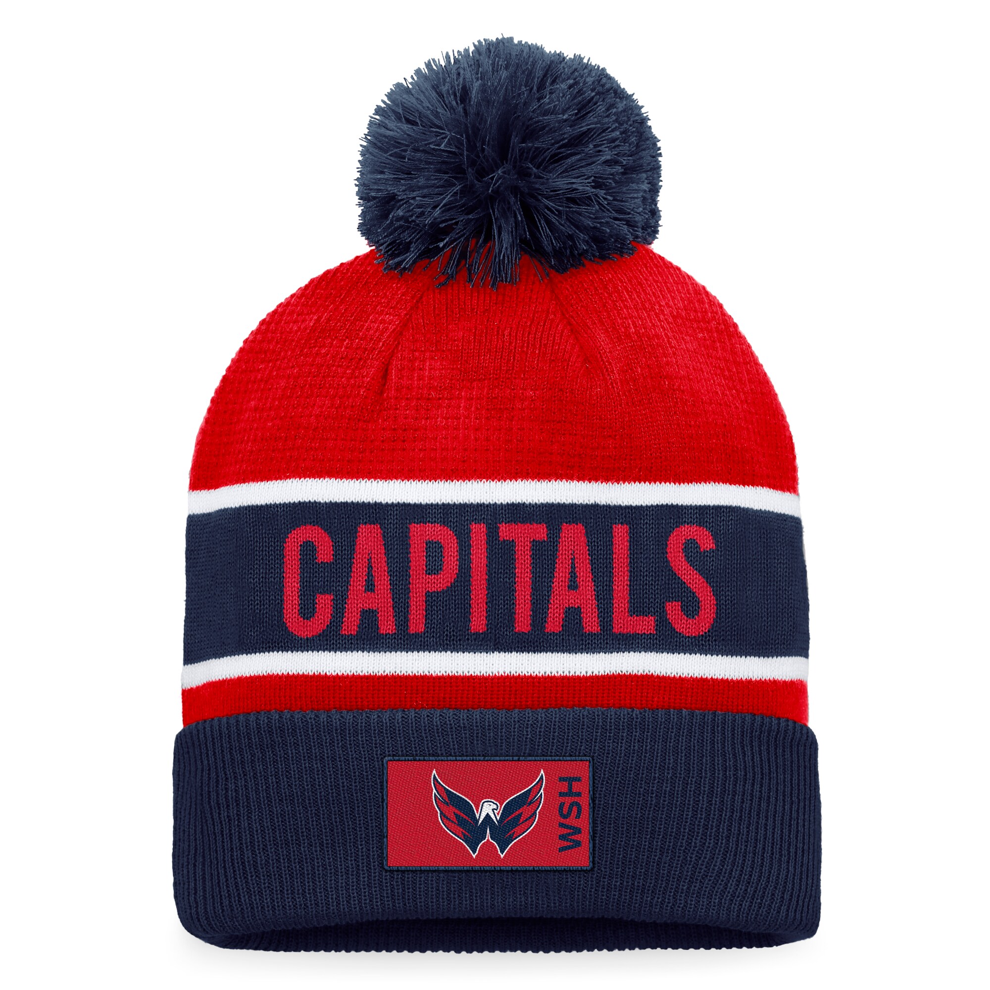 men8217s fanatics navyred washington capitals authentic pro rink cuffed knit hat with pom – San Jose Sharks Jerseys and Headwear Collection