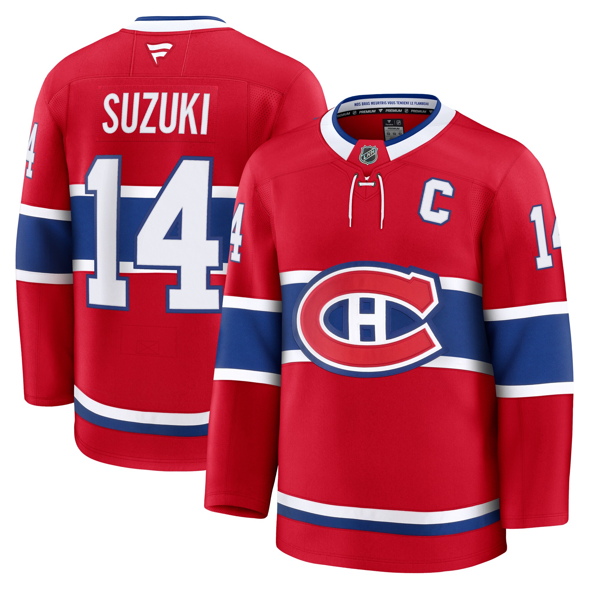 men8217s fanatics nick suzuki red montreal canadiens home premium jersey – San Jose Sharks Jerseys and Headwear Collection