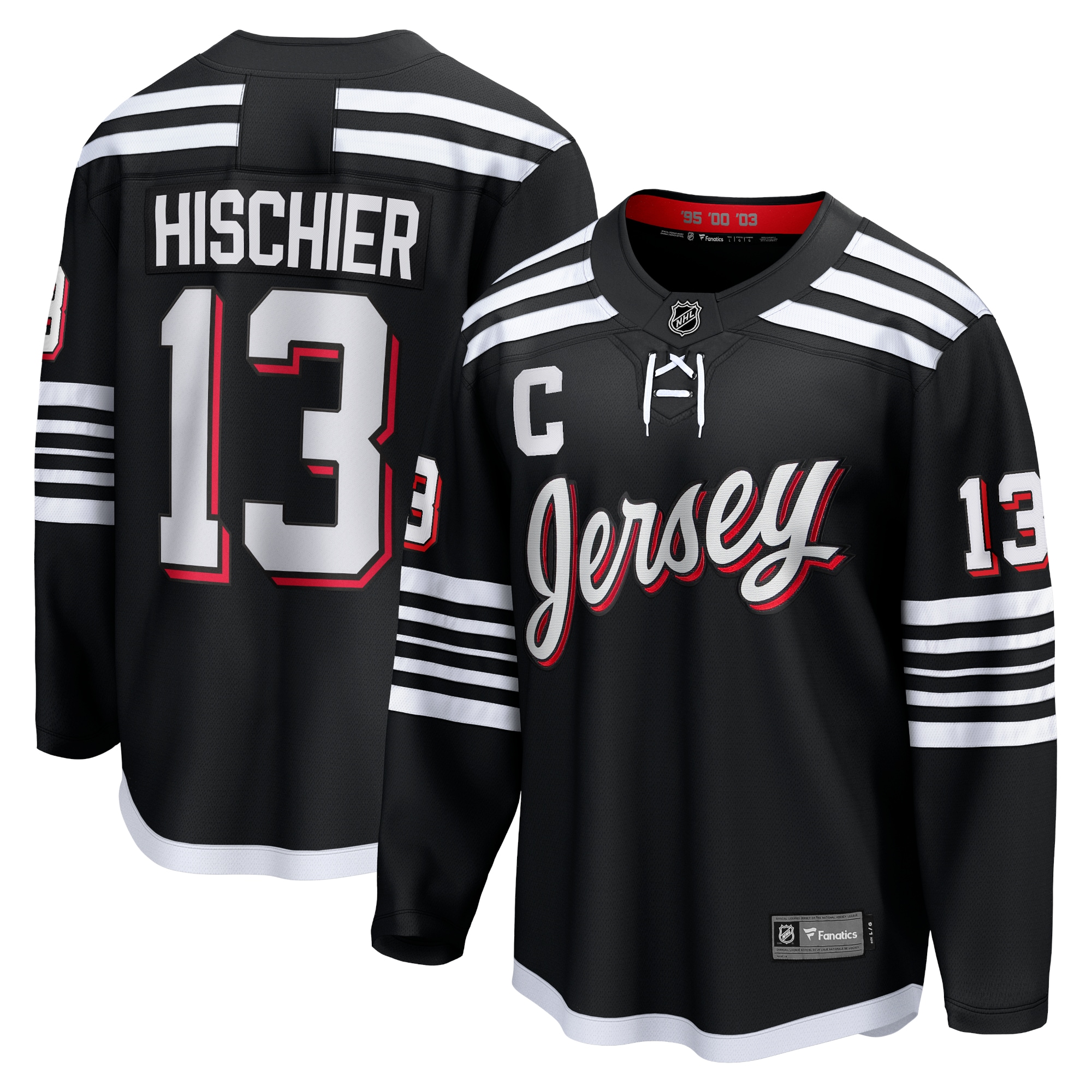 men8217s fanatics nico hischier black new jersey devils alternate premier breakaway player jersey – San Jose Sharks Jerseys and Headwear Collection