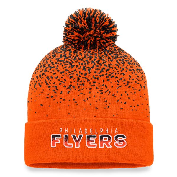 men8217s fanatics orange philadelphia flyers iconic gradient cuffed knit hat with pom – San Jose Sharks Jerseys and Headwear Collection