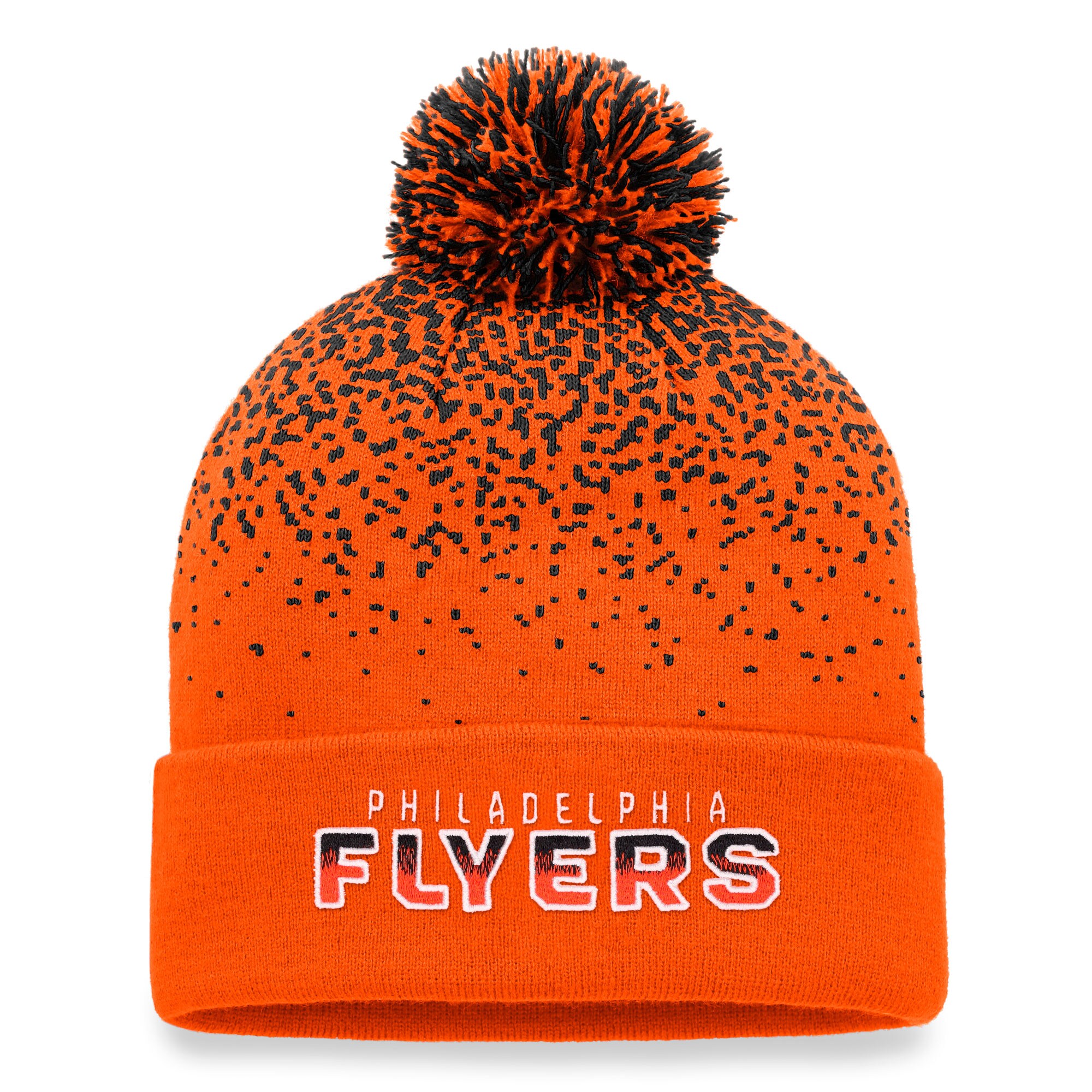 men8217s fanatics orange philadelphia flyers iconic gradient cuffed knit hat with pom – San Jose Sharks Jerseys and Headwear Collection