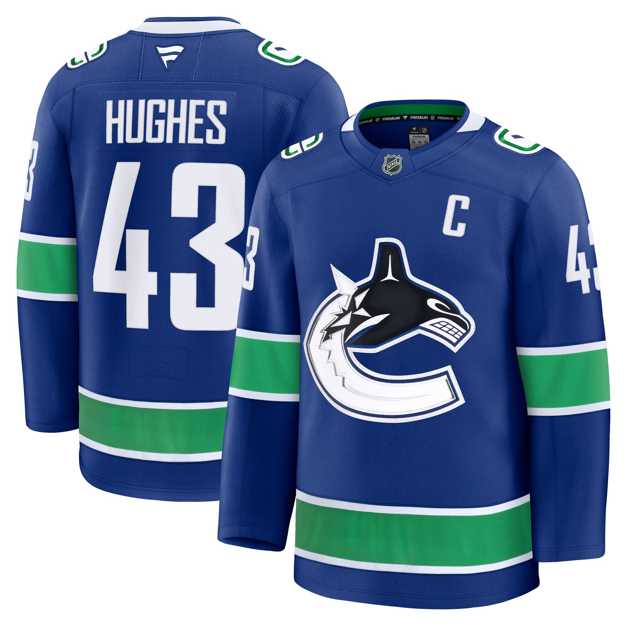 men8217s fanatics quinn hughes blue vancouver canucks home premium jersey – San Jose Sharks Jerseys and Headwear Collection