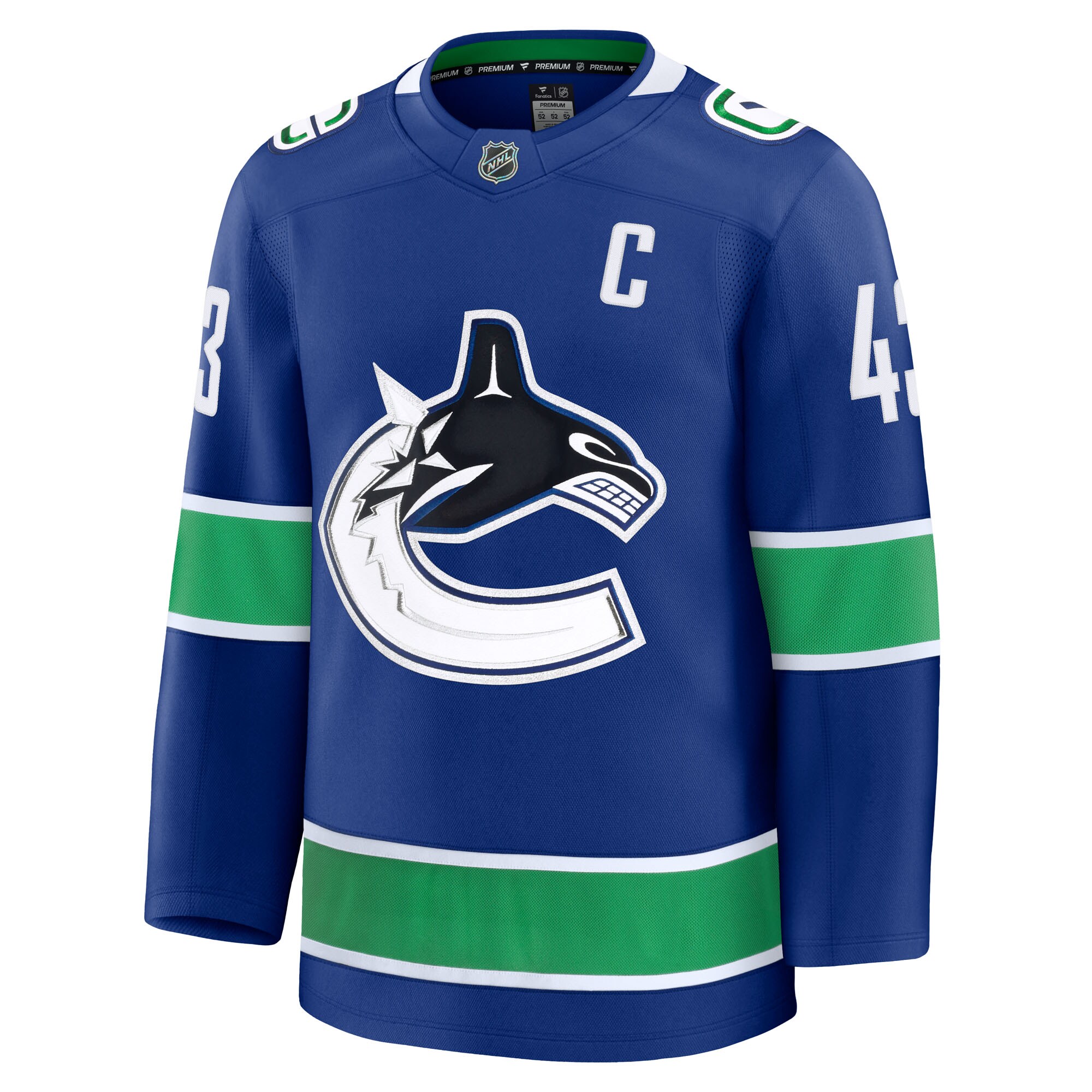men8217s fanatics quinn hughes blue vancouver canucks home premium jersey – San Jose Sharks Jerseys and Headwear Collection