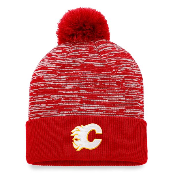 men8217s fanatics red calgary flames defender cuffed knit hat with pom – San Jose Sharks Jerseys and Headwear Collection