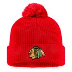 men8217s fanatics red chicago blackhawks core primary logo cuffed knit hat with pom – San Jose Sharks Jerseys and Headwear Collection