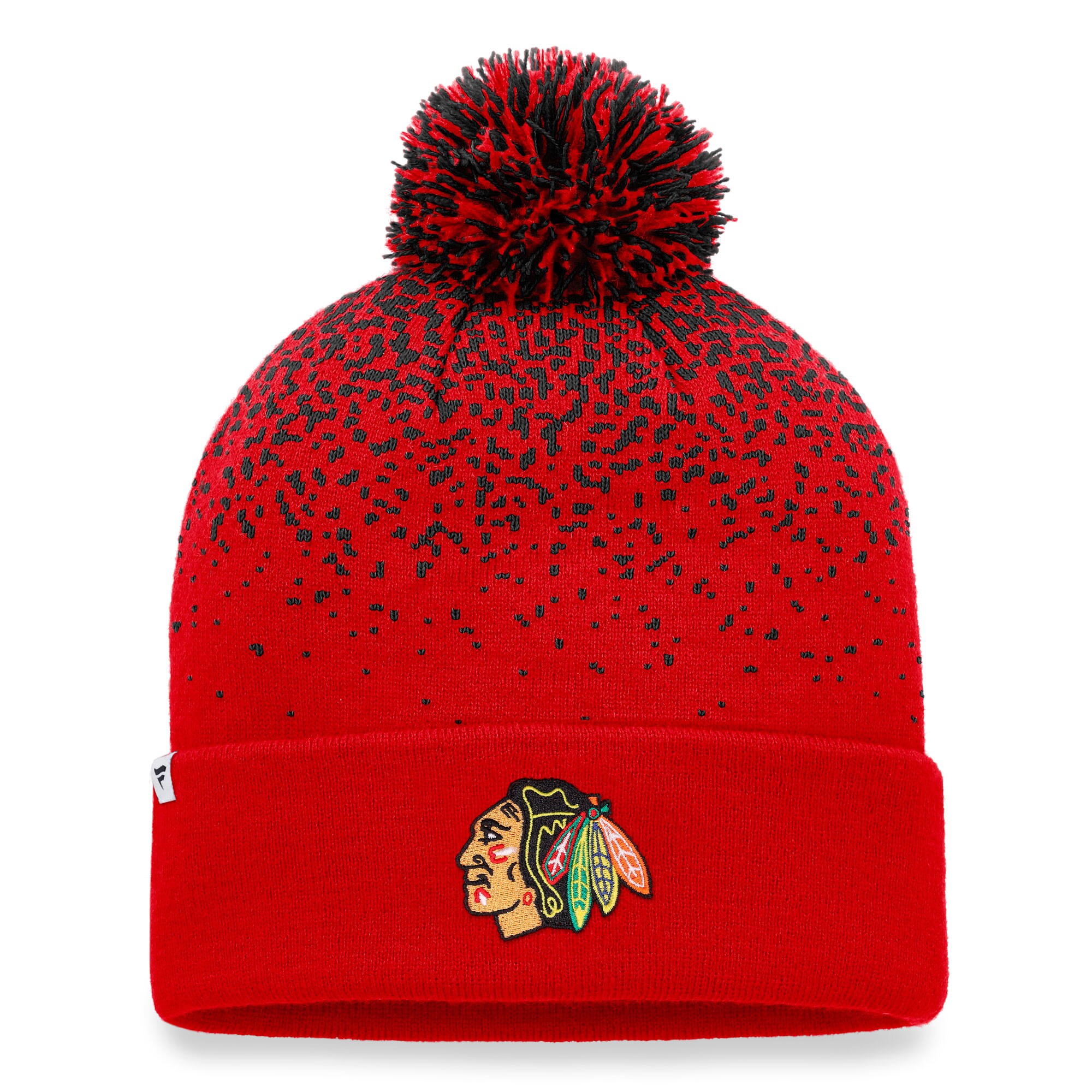 men8217s fanatics red chicago blackhawks iconic gradient cuffed knit hat with pom – San Jose Sharks Jerseys and Headwear Collection