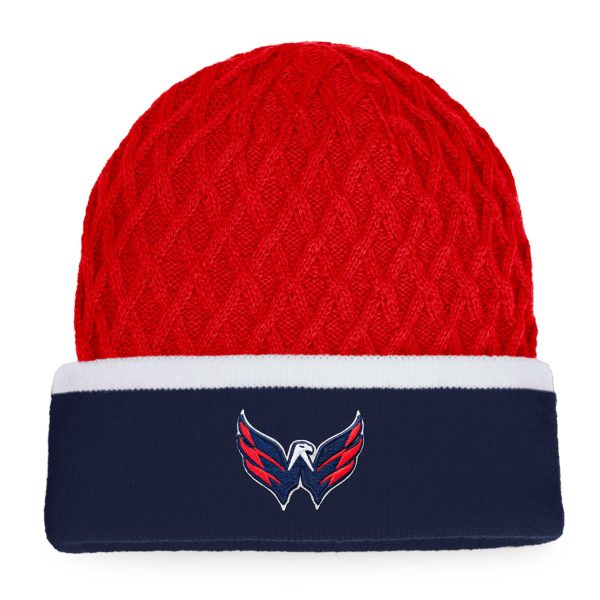 men8217s fanatics rednavy washington capitals iconic striped cuffed knit hat – San Jose Sharks Jerseys and Headwear Collection
