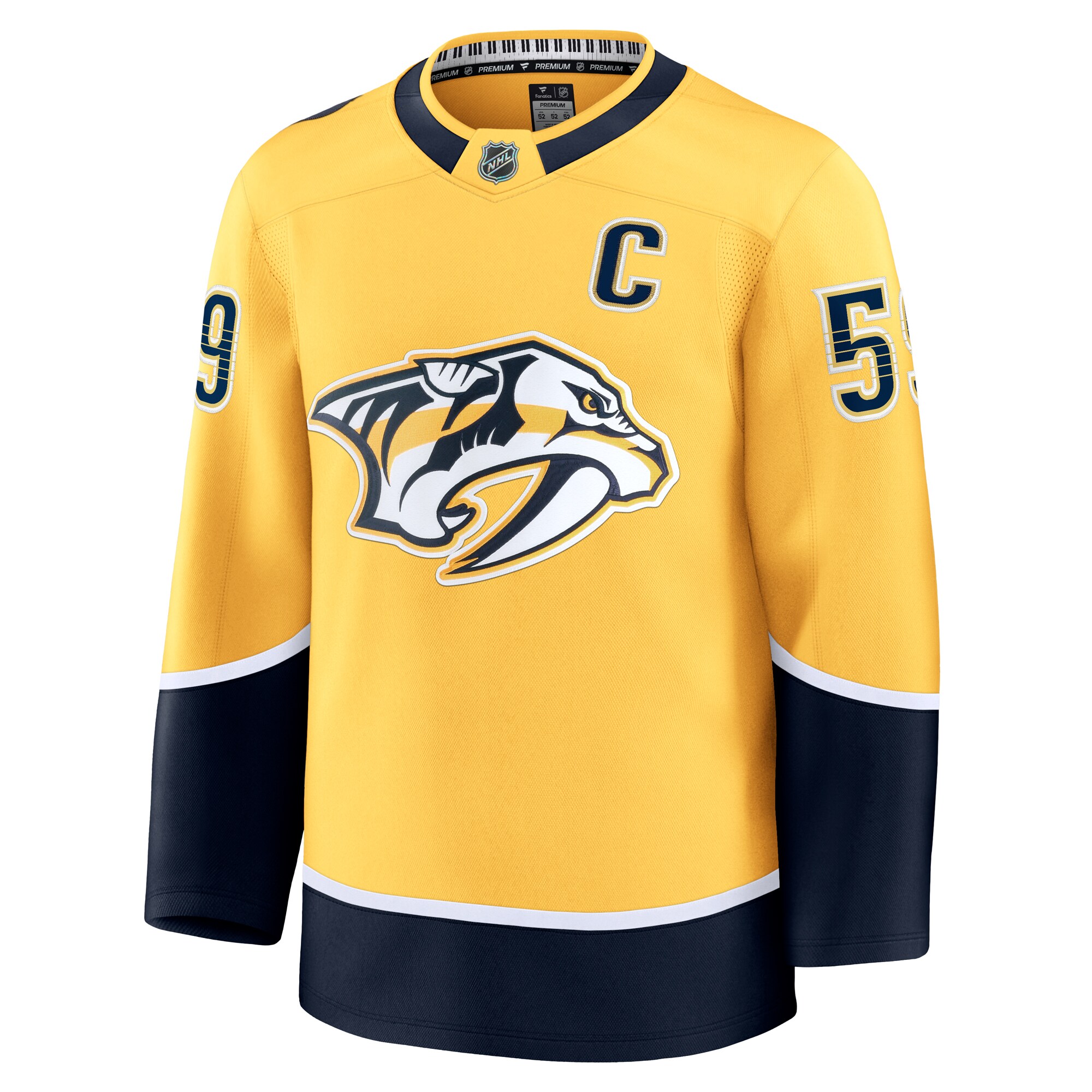 men8217s fanatics roman josi yellow nashville predators home premium jersey – San Jose Sharks Jerseys and Headwear Collection