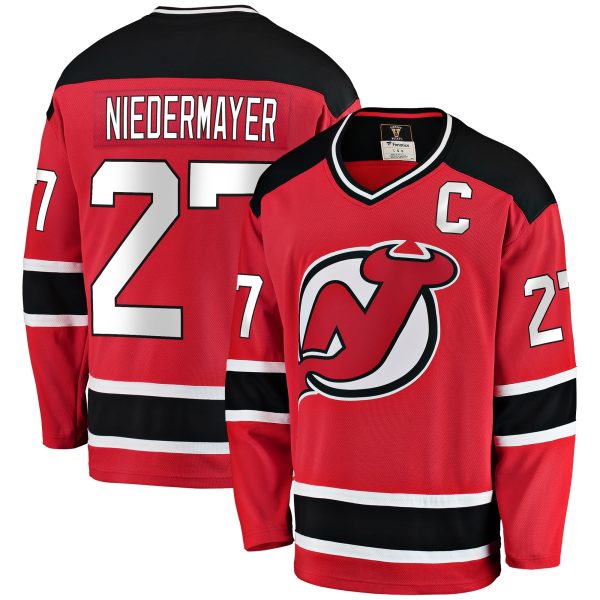 men8217s fanatics scott niedermayer red new jersey devils premier breakaway retired player jersey – San Jose Sharks Jerseys and Headwear Collection