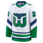 men8217s fanatics sebastian aho white carolina hurricanes throwback premium jersey – San Jose Sharks Jerseys and Headwear Collection