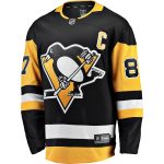 men8217s fanatics sidney crosby black pittsburgh penguins captain patch home breakaway jersey – San Jose Sharks Jerseys and Headwear Collection