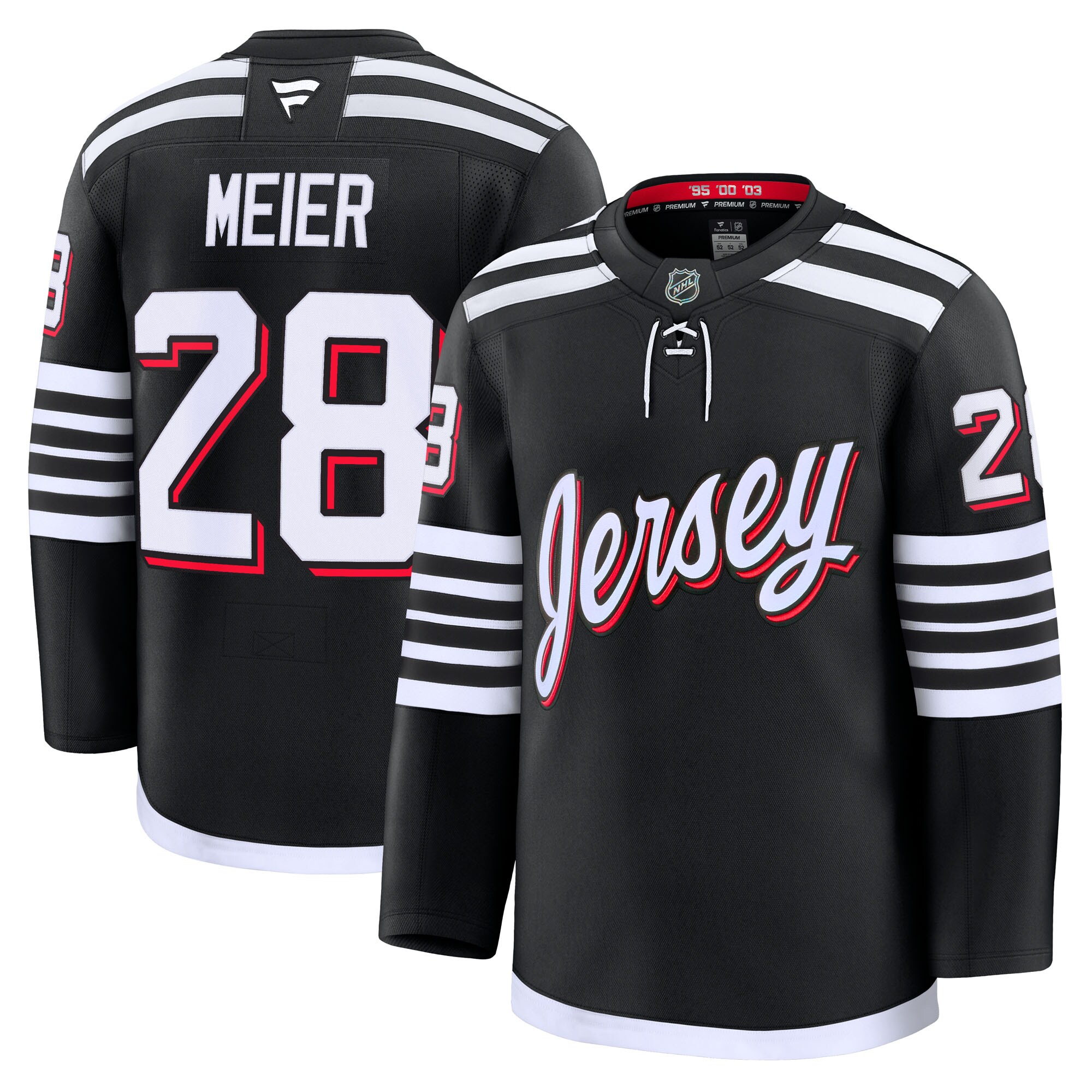 men8217s fanatics timo meier black new jersey devils alternate premium jersey – San Jose Sharks Jerseys and Headwear Collection