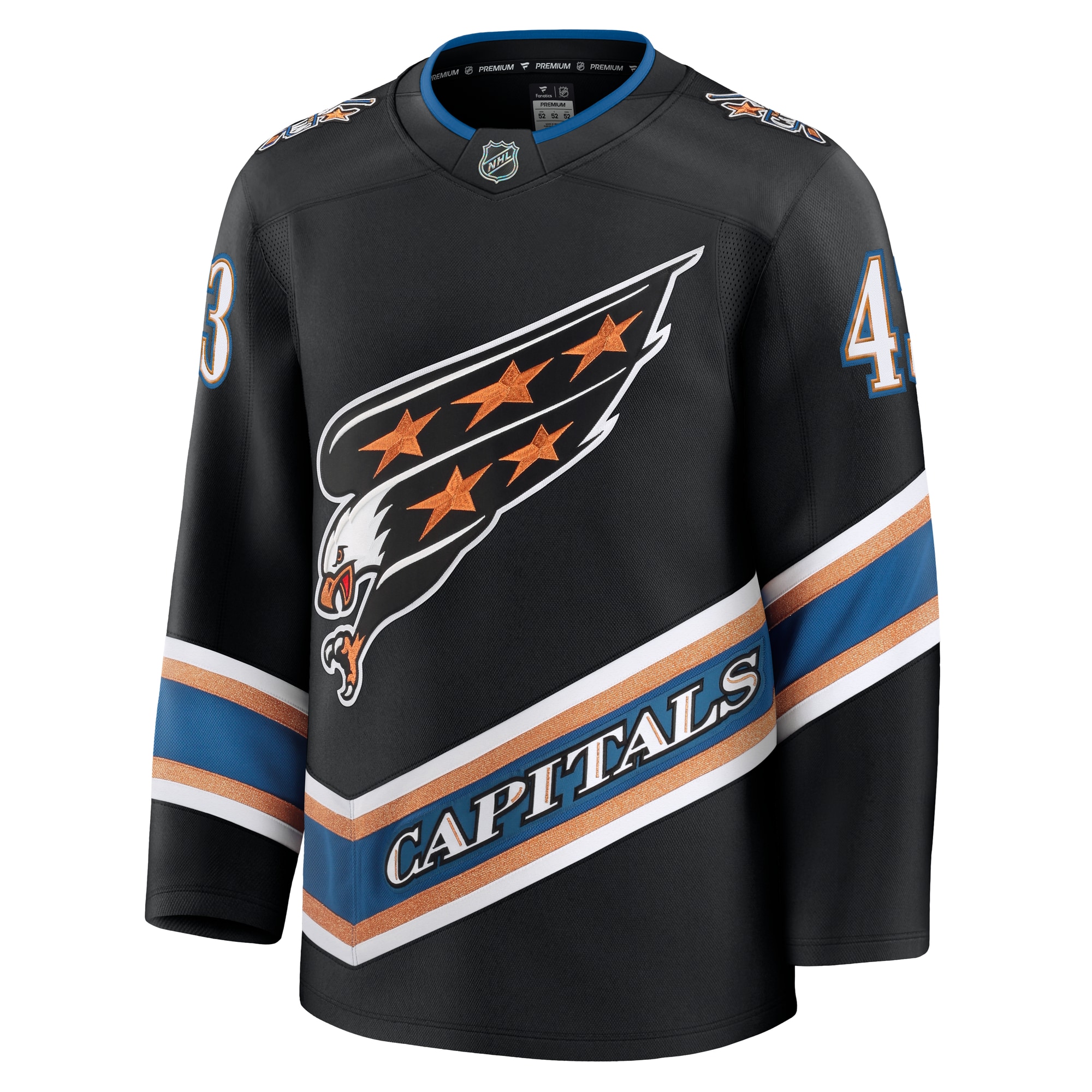 men8217s fanatics tom wilson black washington capitals alternate 50th anniversary premium jersey – San Jose Sharks Jerseys and Headwear Collection