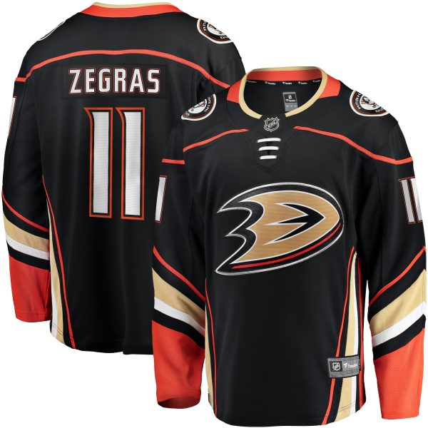 men8217s fanatics trevor zegras black anaheim ducks home breakaway player jersey – San Jose Sharks Jerseys and Headwear Collection