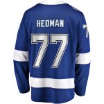 men8217s fanatics victor hedman blue tampa bay lightning home premier breakaway player jersey – San Jose Sharks Jerseys and Headwear Collection