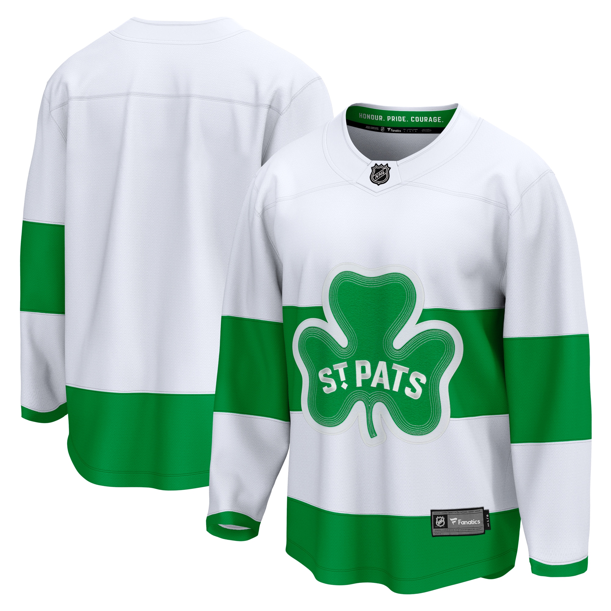 men8217s fanatics white toronto maple leafs st. patricks alternate premier breakaway jersey – San Jose Sharks Jerseys and Headwear Collection