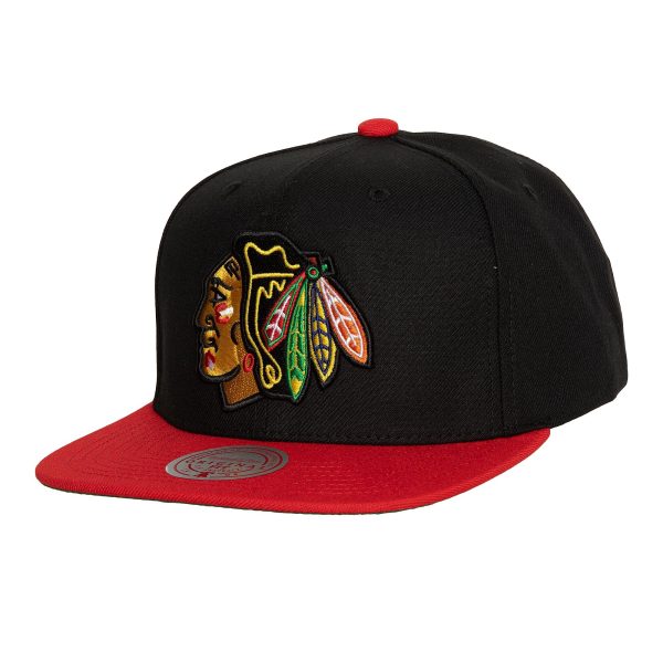 men8217s mitchell amp ness black chicago blackhawks core team ground 2.0 snapback hat – San Jose Sharks Jerseys and Headwear Collection