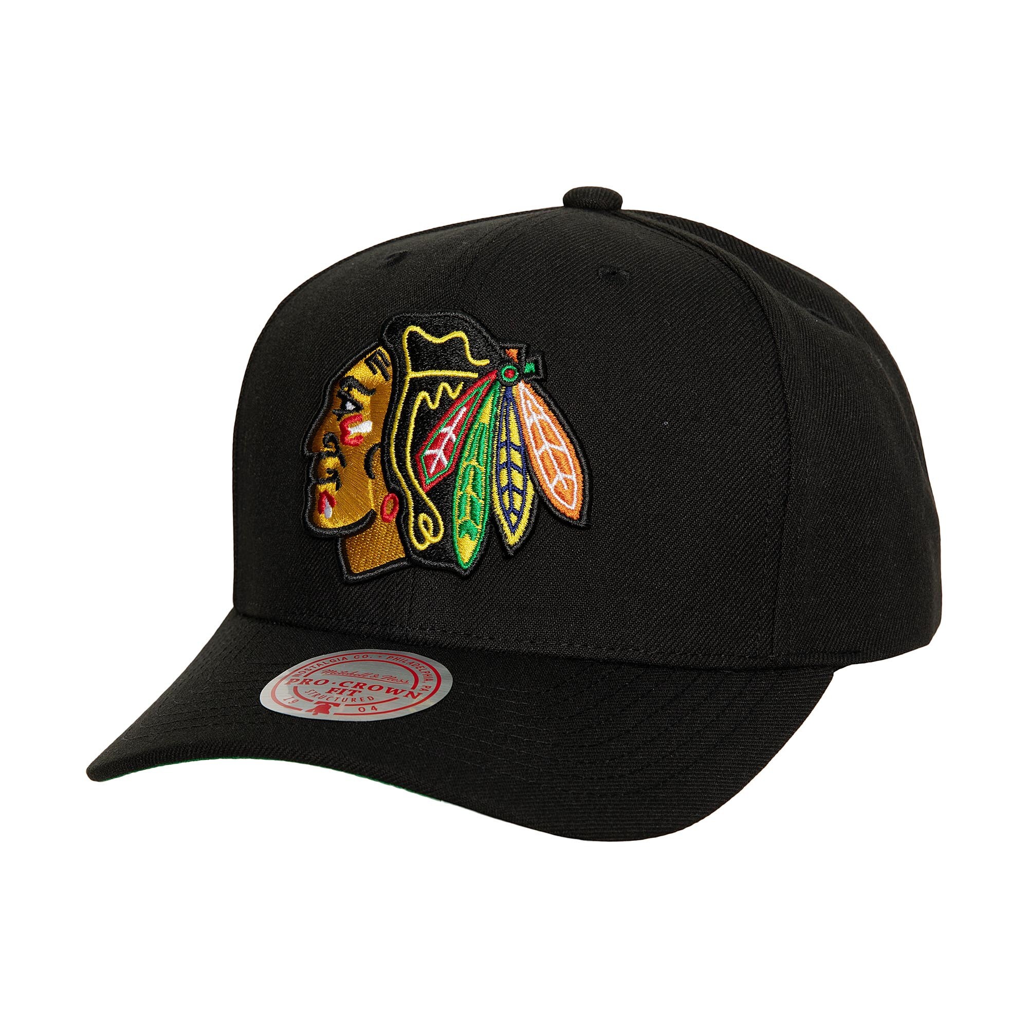 men8217s mitchell amp ness black chicago blackhawks team ground pro adjustable hat – San Jose Sharks Jerseys and Headwear Collection