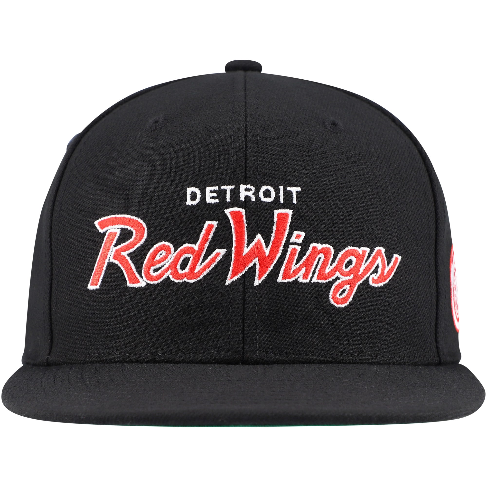 men8217s mitchell amp ness black detroit red wings core team script 2.0 snapback hat – San Jose Sharks Jerseys and Headwear Collection