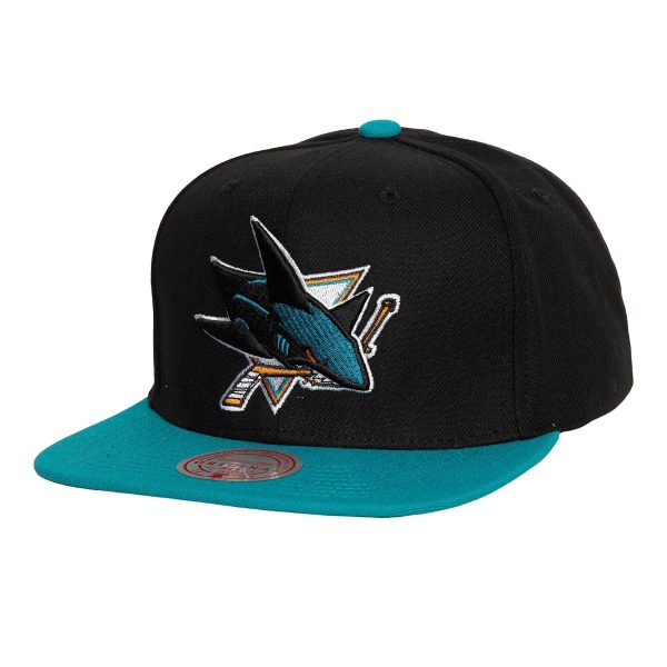 men8217s mitchell amp ness black san jose sharks core team ground 2.0 snapback hat – San Jose Sharks Jerseys and Headwear Collection