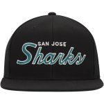 men8217s mitchell amp ness black san jose sharks core team script 2.0 snapback hat – San Jose Sharks Jerseys and Headwear Collection