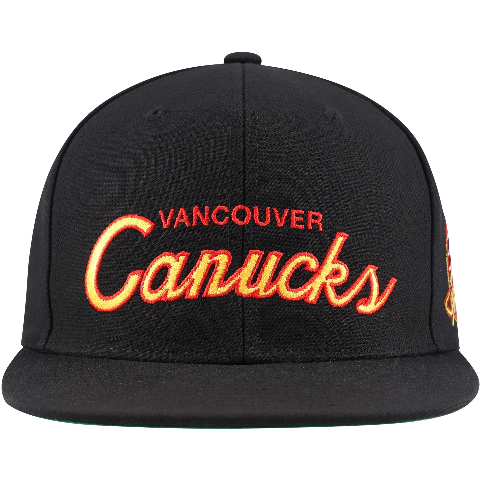 men8217s mitchell amp ness black vancouver canucks core team script 2.0 snapback hat – San Jose Sharks Jerseys and Headwear Collection