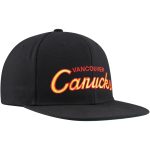 men8217s mitchell amp ness black vancouver canucks core team script 2.0 snapback hat – San Jose Sharks Jerseys and Headwear Collection