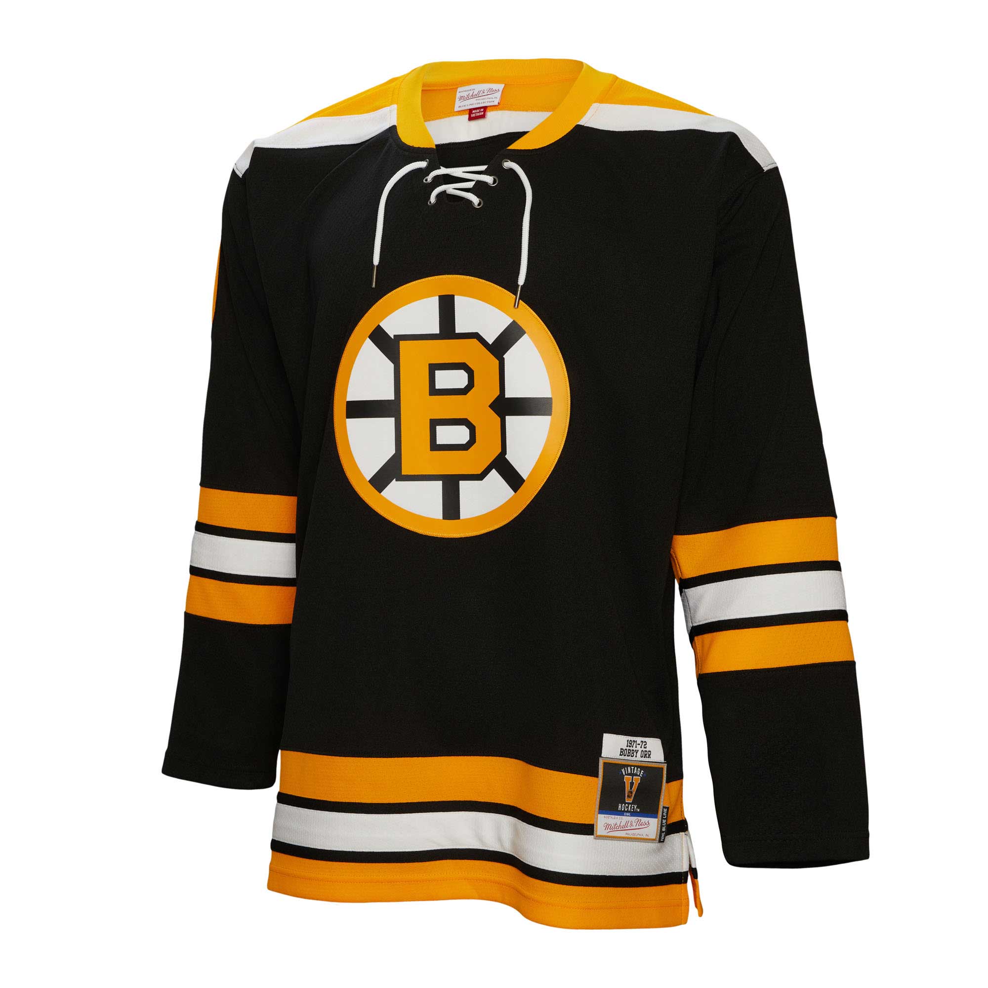 men8217s mitchell amp ness bobby orr black boston bruins 197172 blue line player jersey – San Jose Sharks Jerseys and Headwear Collection