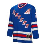 men8217s mitchell amp ness brian leetch blue new york rangers alternate captain patch 199394 blue line player jersey – San Jose Sharks Jerseys and Headwear Collection