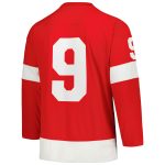 men8217s mitchell amp ness gordie howe red detroit red wings captain patch 196061 blue line player jersey – San Jose Sharks Jerseys and Headwear Collection
