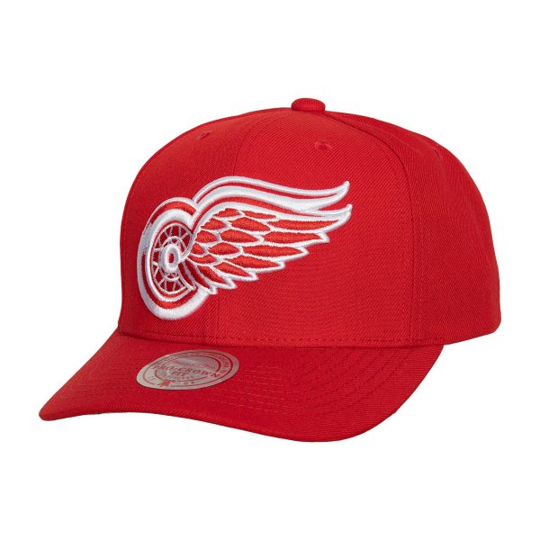 men8217s mitchell amp ness red detroit red wings team ground pro adjustable hat – San Jose Sharks Jerseys and Headwear Collection