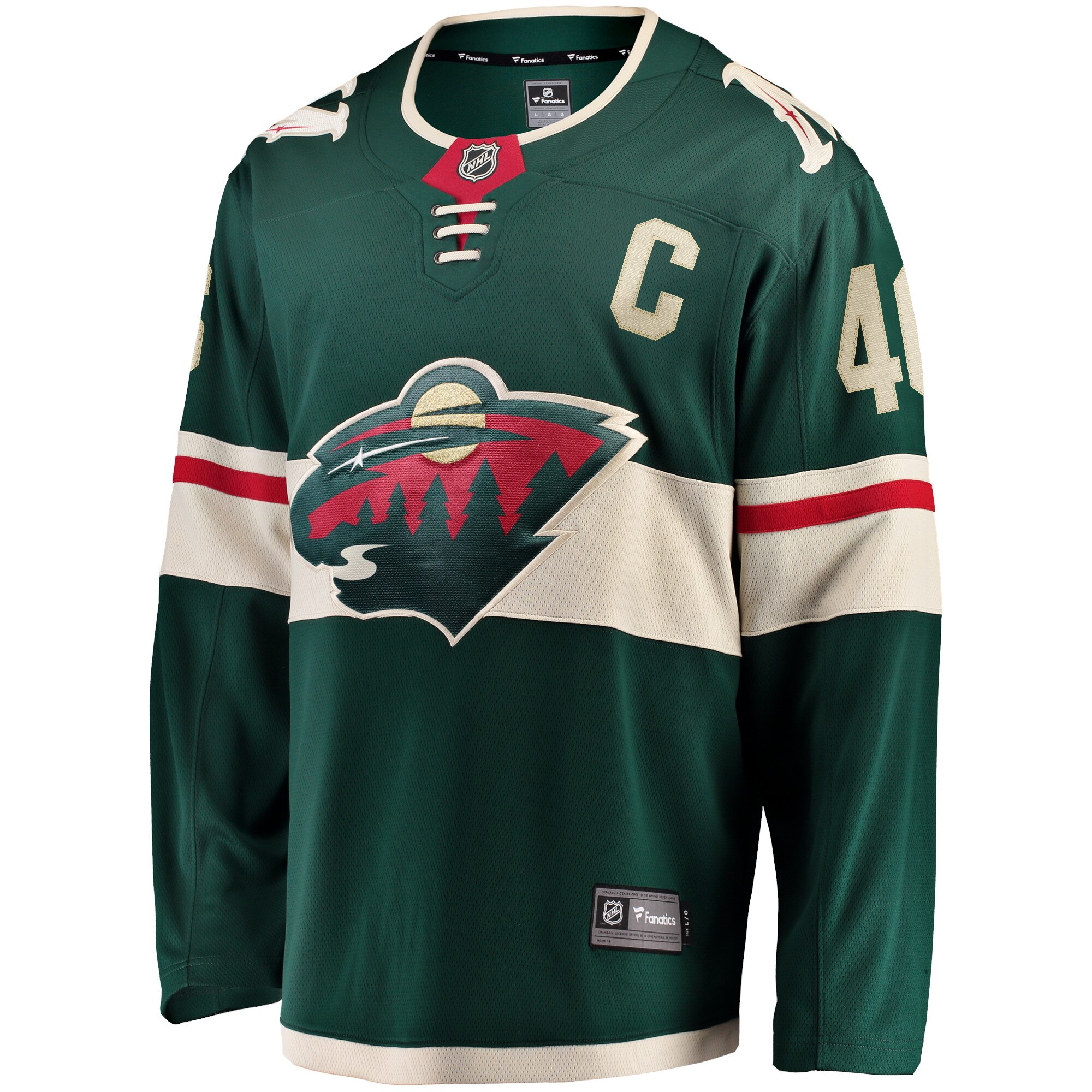 minnesota wild fanatics home breakaway jersey – green – jared spurgeon – mens – San Jose Sharks Jerseys and Headwear Collection