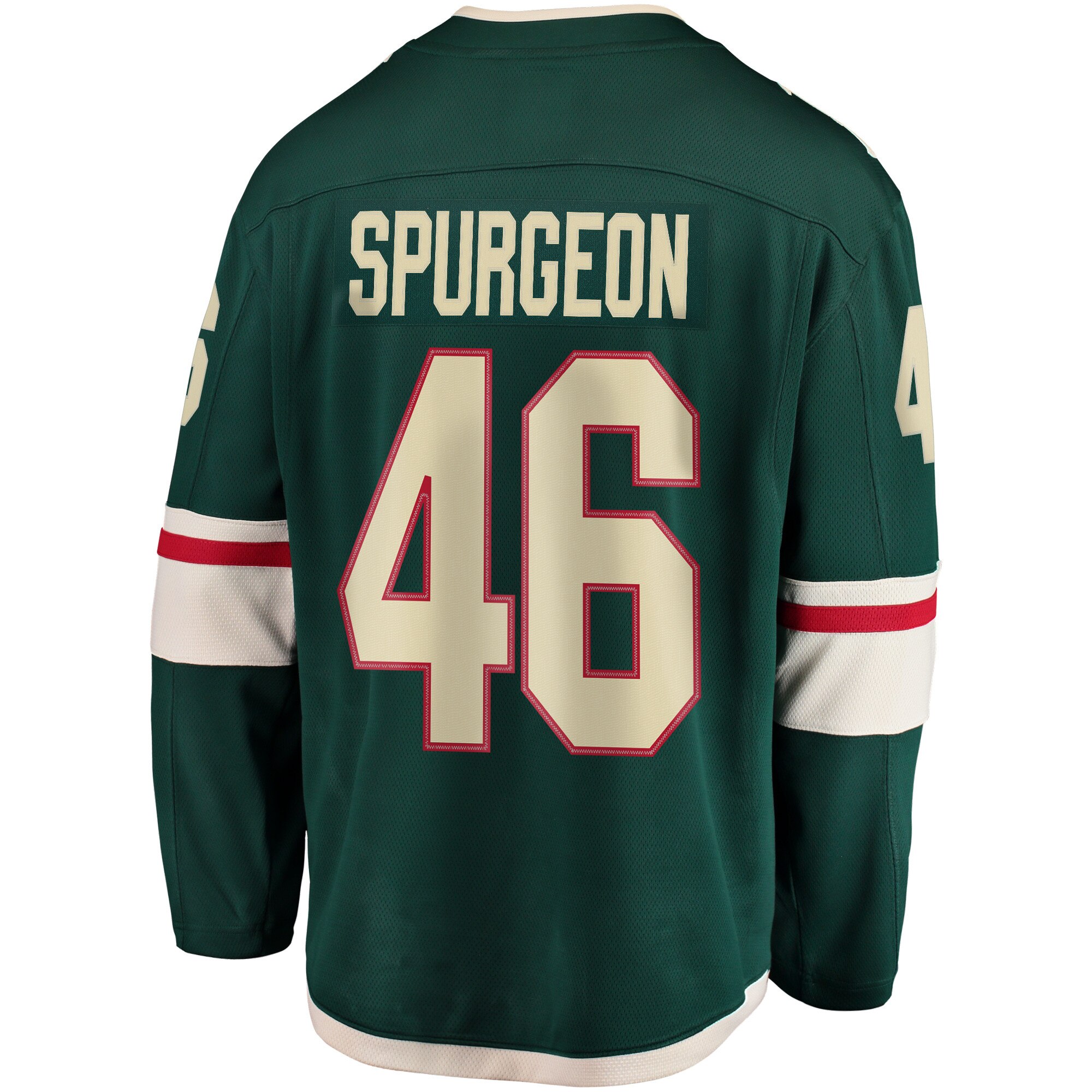 minnesota wild fanatics home breakaway jersey – green – jared spurgeon – mens – San Jose Sharks Jerseys and Headwear Collection