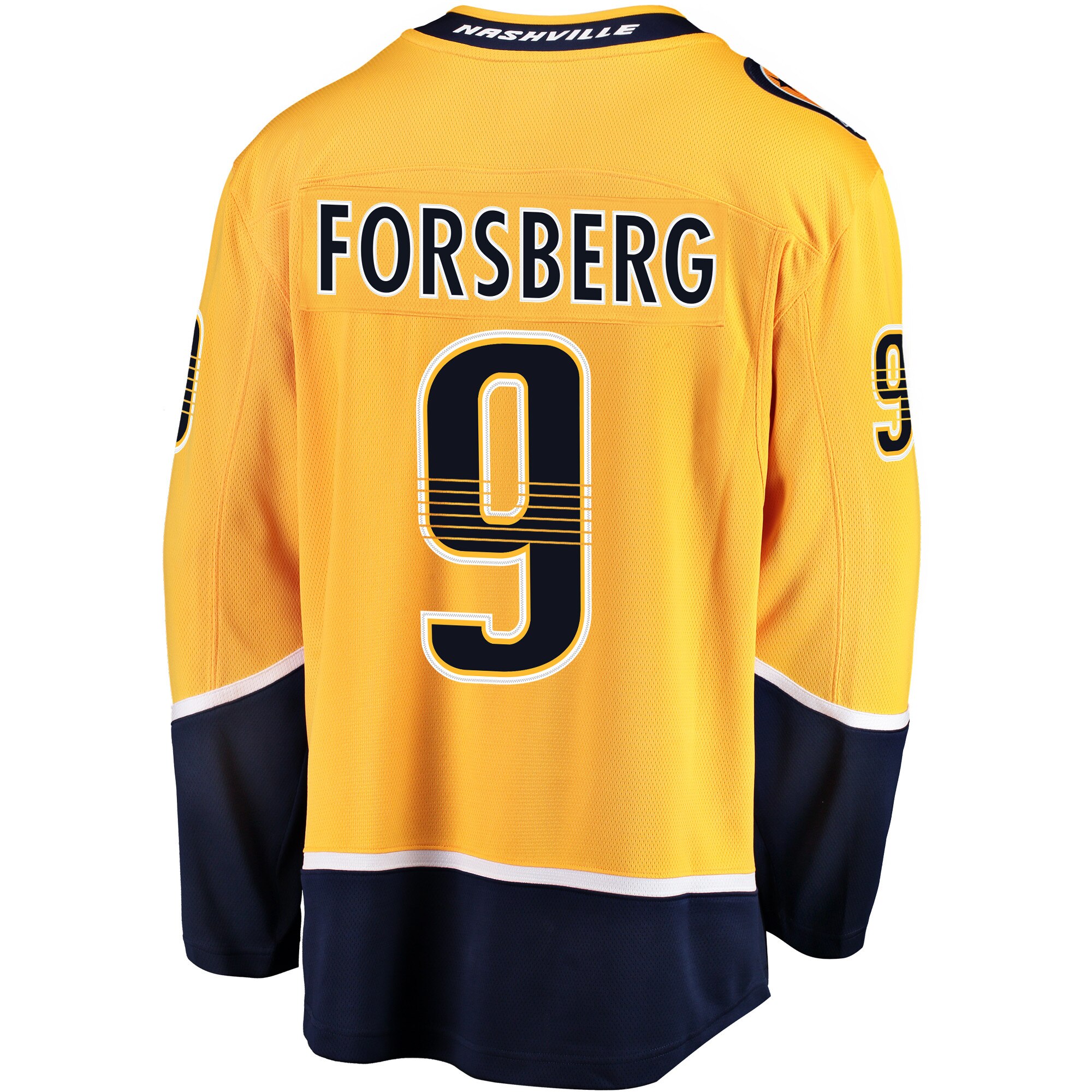 nashville predators fanatics home breakaway jersey – gold – filip forsberg – mens – San Jose Sharks Jerseys and Headwear Collection