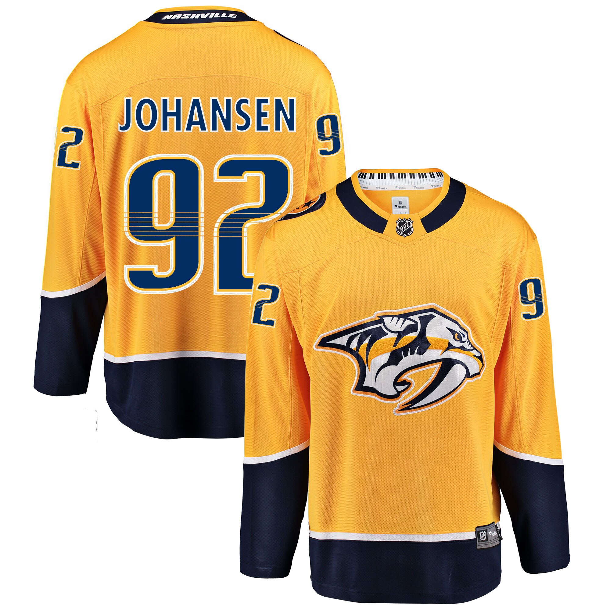 nashville predators fanatics home breakaway jersey – ryan johansen – mens – San Jose Sharks Jerseys and Headwear Collection