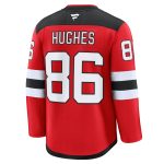 new jersey devils fanatics branded home premium jersey – red – jack hughes – mens – San Jose Sharks Jerseys and Headwear Collection