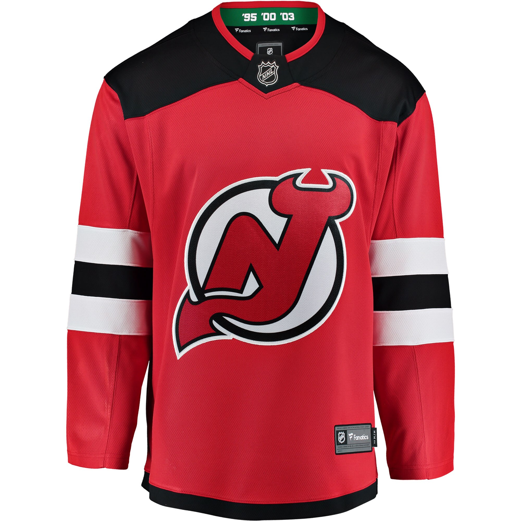 new jersey devils fanatics home breakaway jersey – mens – San Jose Sharks Jerseys and Headwear Collection