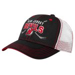 new jersey devils lock up mesh adjustable cap – youth – San Jose Sharks Jerseys and Headwear Collection