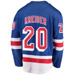 new york rangers fanatics home breakaway jersey – blue – chris kreider – mens – San Jose Sharks Jerseys and Headwear Collection