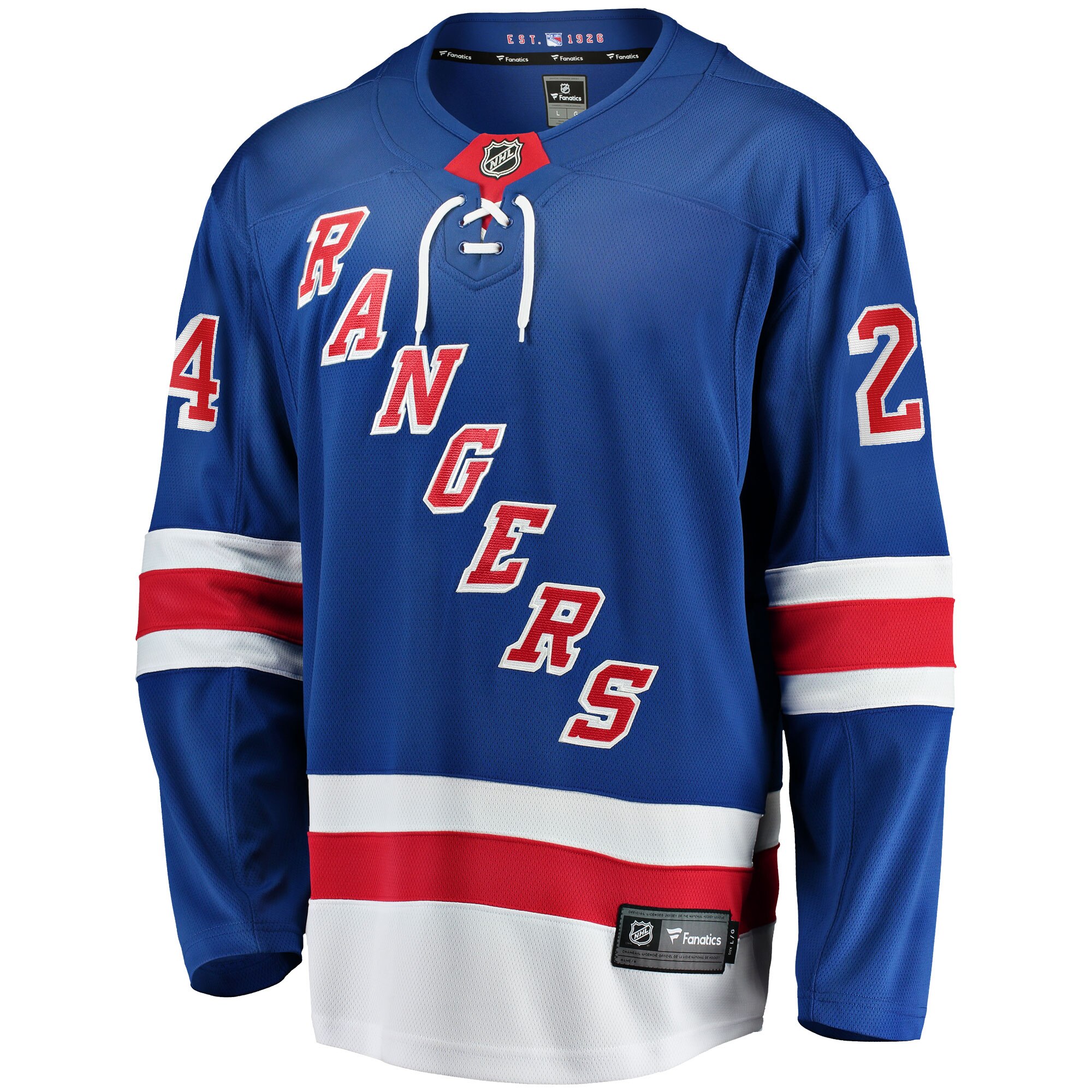 new york rangers fanatics home breakaway jersey – kaapo kakko – mens – San Jose Sharks Jerseys and Headwear Collection