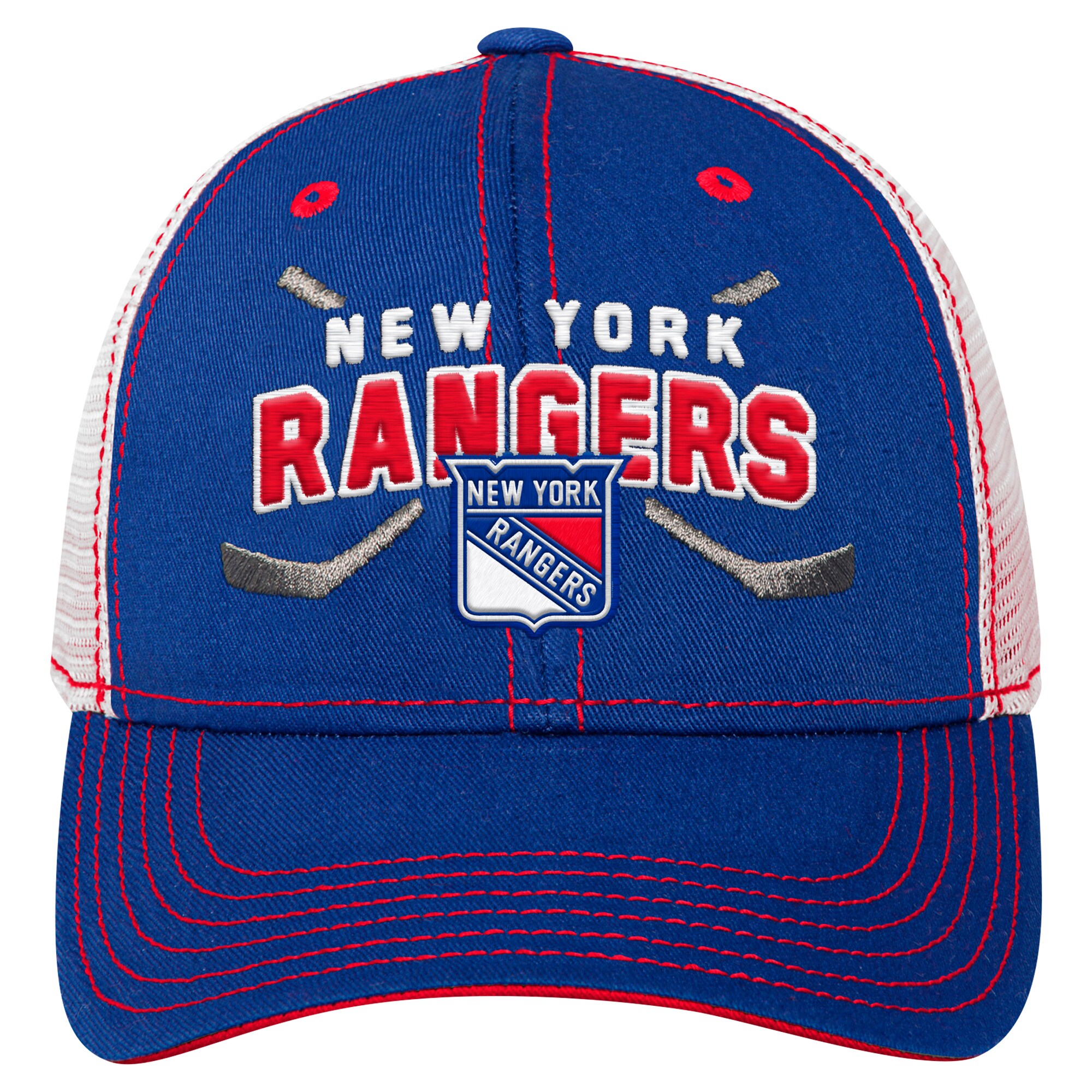 new york rangers lock up mesh adjustable cap – youth – San Jose Sharks Jerseys and Headwear Collection