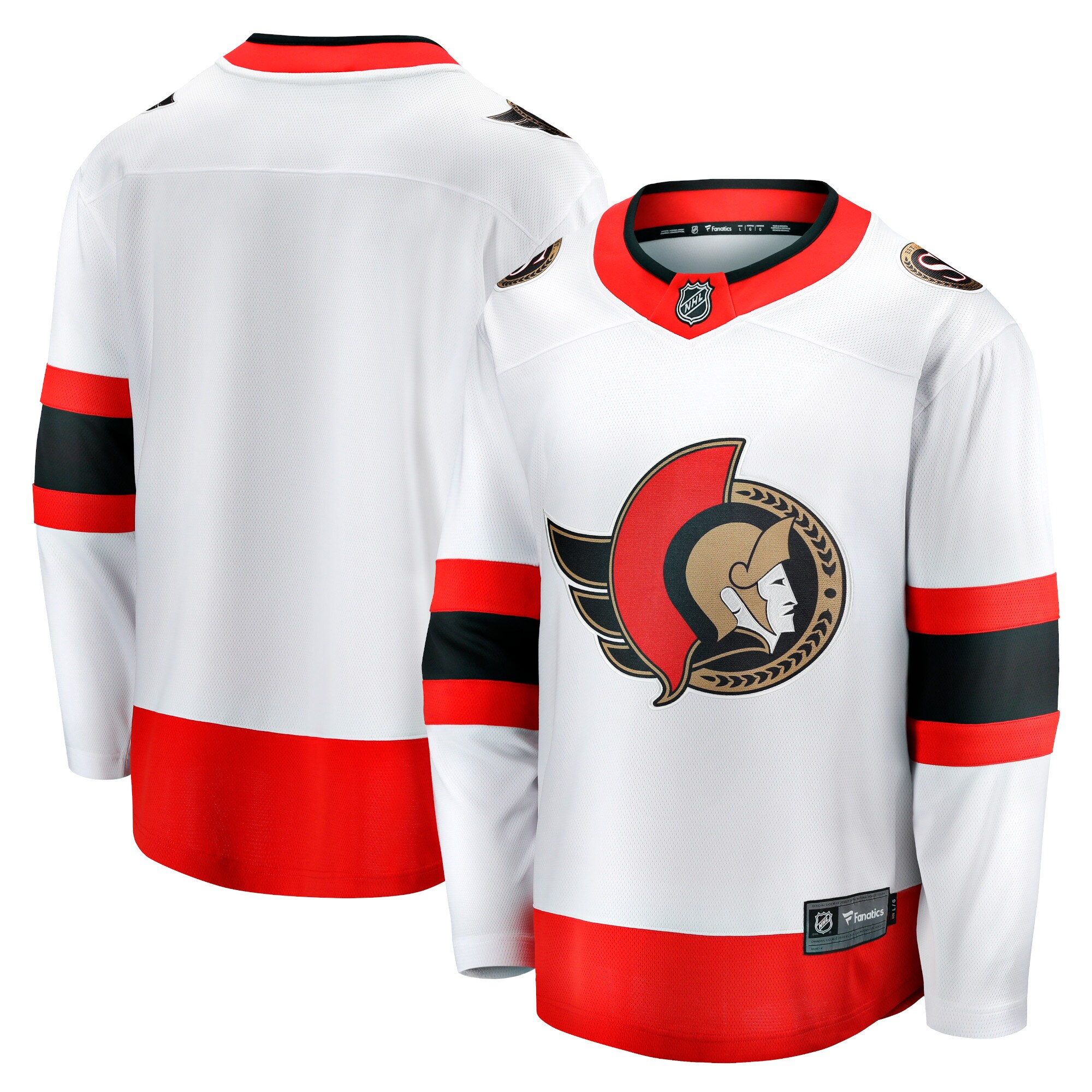 ottawa senators fanatics away breakaway jersey – mens – San Jose Sharks Jerseys and Headwear Collection
